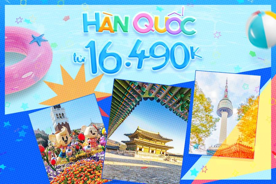 Tour Hàn Quốc - Seoul - Nami - Everland
